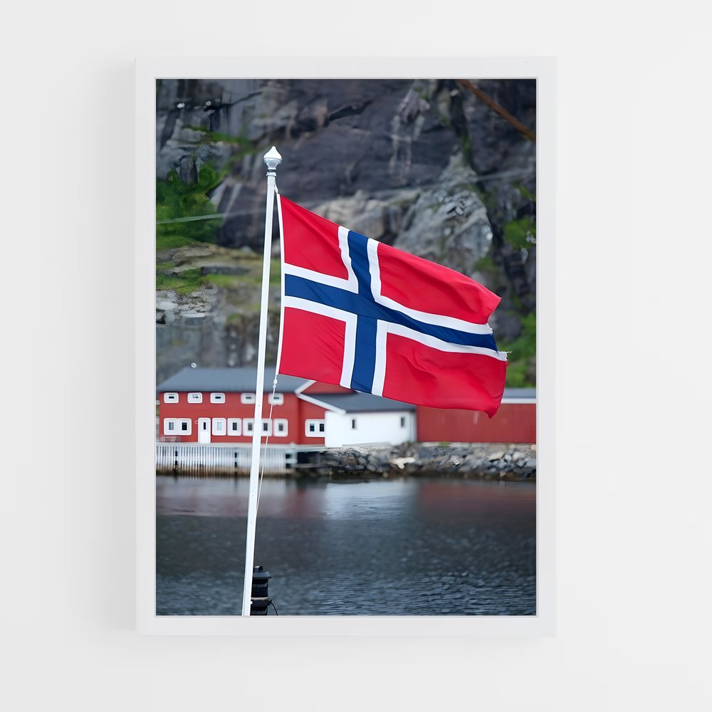 ap-norway flag-1 cadre Blanc