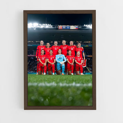 ap-norway national football team-2 cadre Bois foncé