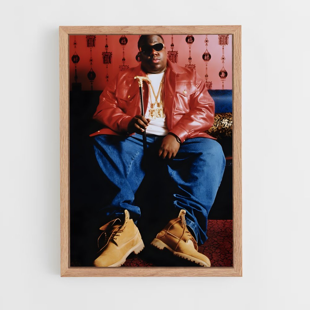 ap-notorious b.i.g.-1 cadre Bois clair