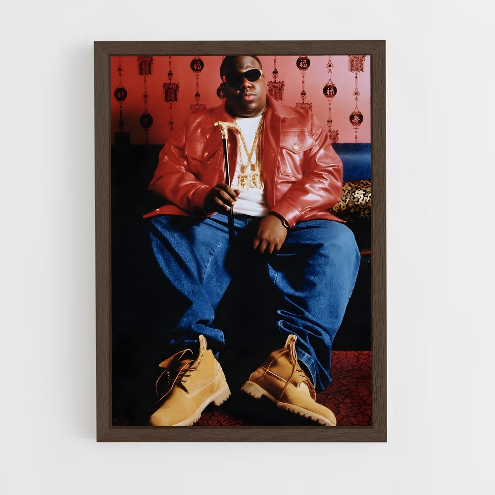 ap-notorious b.i.g.-1 cadre Bois foncé