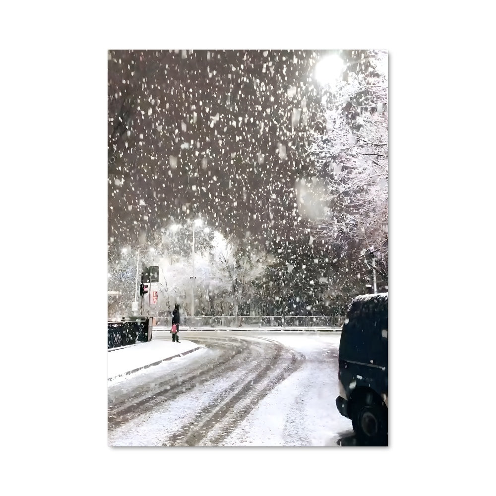 Poster Nuit Enneigée