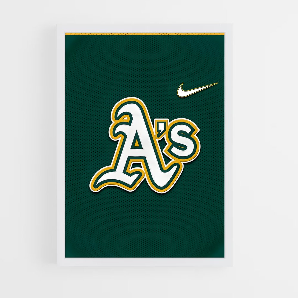 ap-oakland athletics-2 cadre Blanc