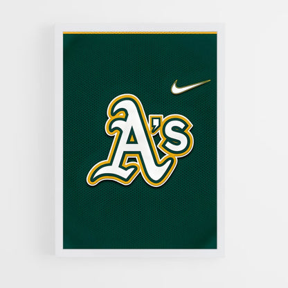ap-oakland athletics-2 cadre Blanc