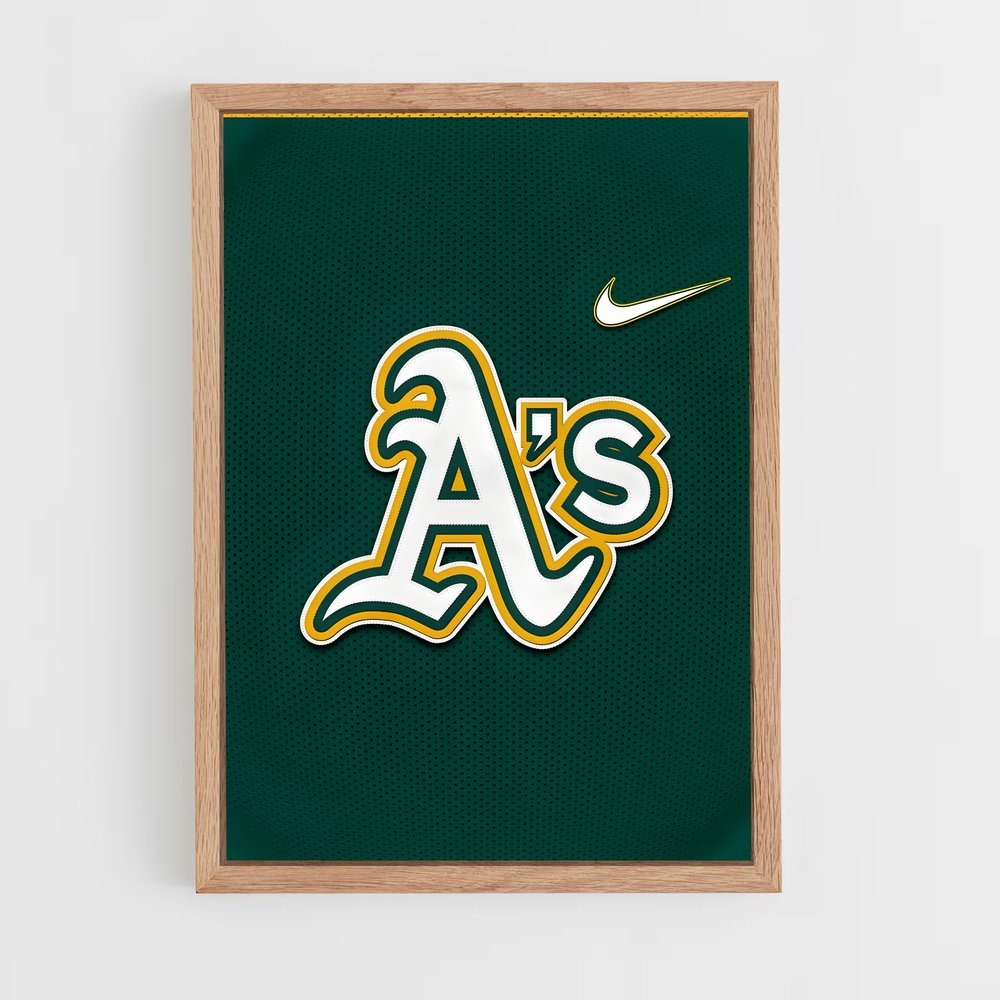 ap-oakland athletics-2 cadre Bois clair
