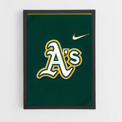 ap-oakland athletics-2 cadre Noir
