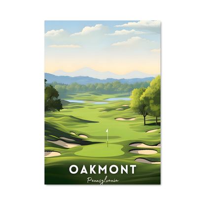 Poster Panorama Golfer