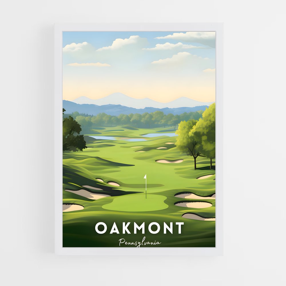 ap-oakmont country club-1 cadre Blanc