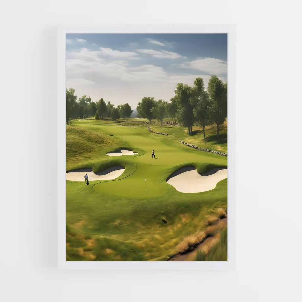 ap-oakmont country club-2 cadre Blanc