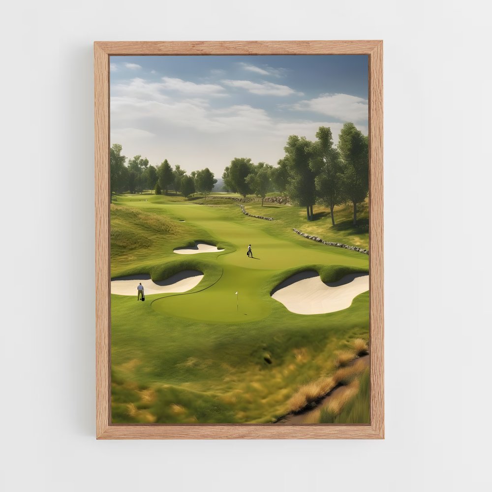 ap-oakmont country club-2 cadre Bois clair
