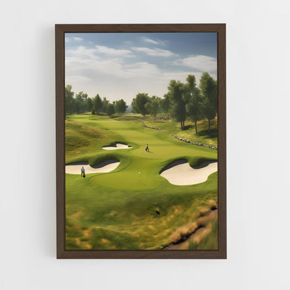 ap-oakmont country club-2 cadre Bois foncé