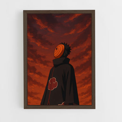 ap-obito uchiha-2 cadre Bois foncé