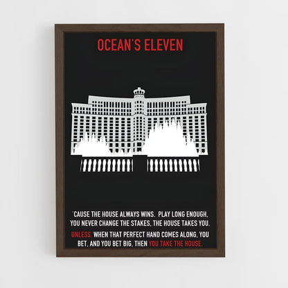 ap-oceans eleven-6 cadre Bois foncé