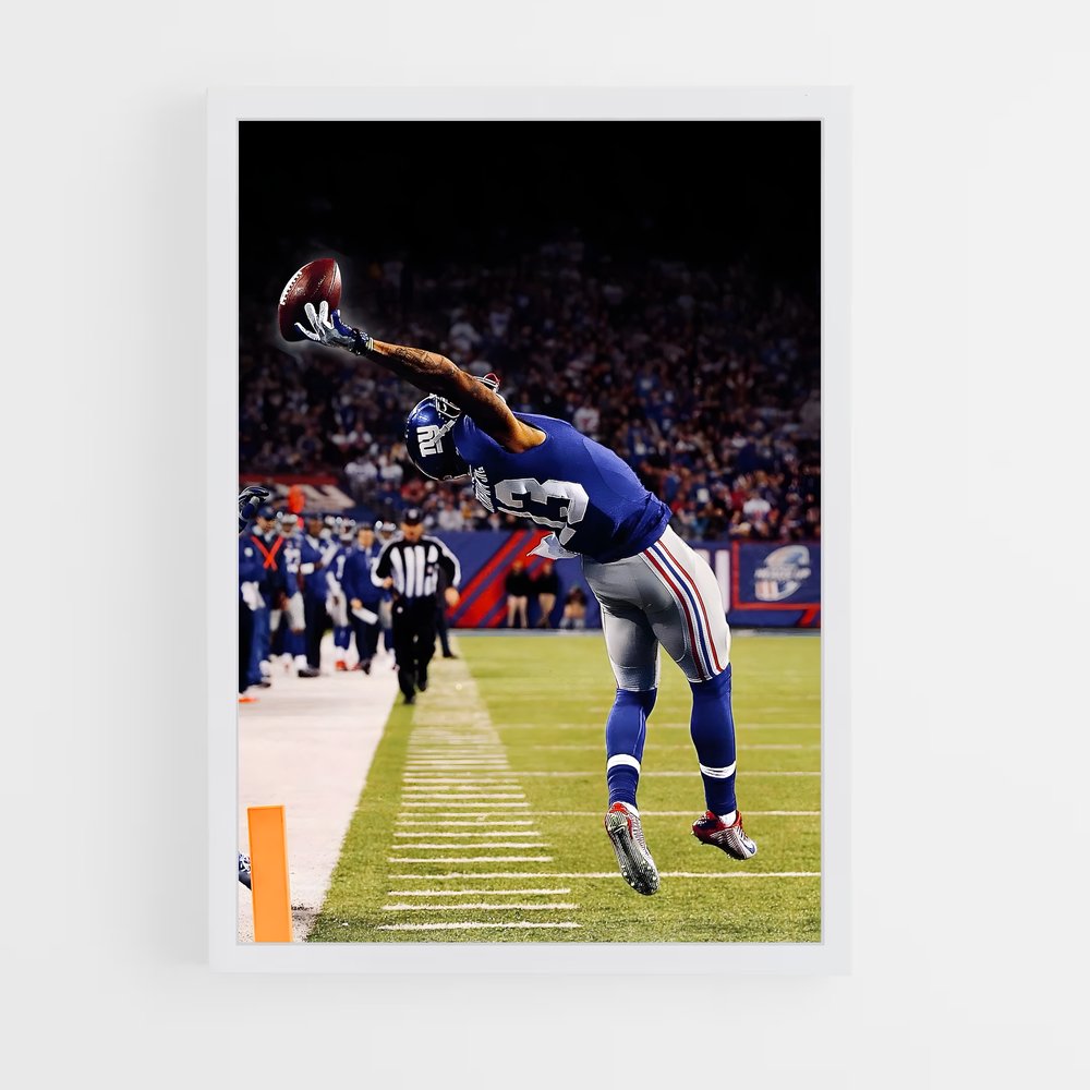 ap-odell beckham jr-2 cadre Blanc
