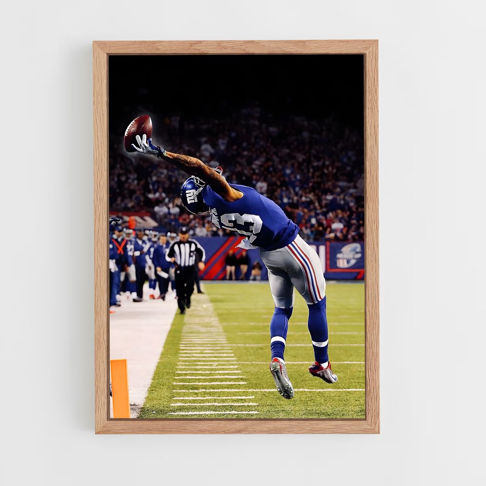 ap-odell beckham jr-2 cadre Bois clair
