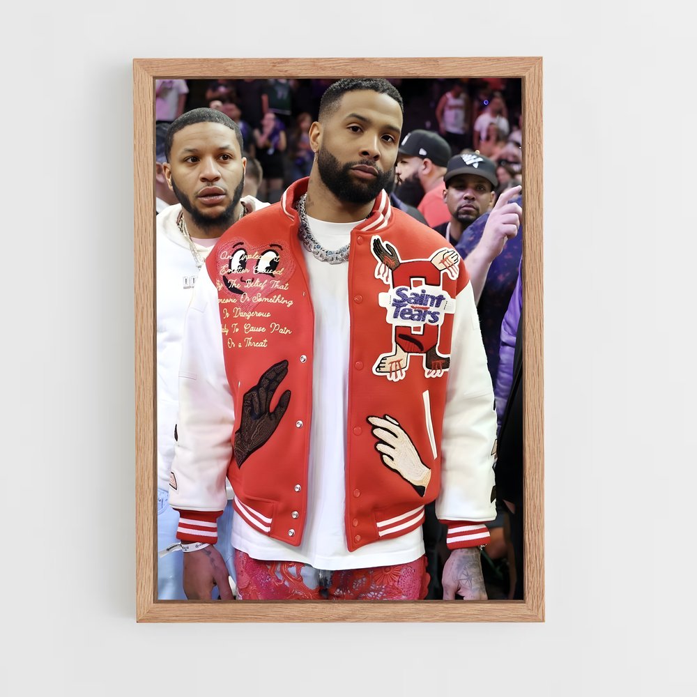 ap-odell beckham jr-4 cadre Bois clair