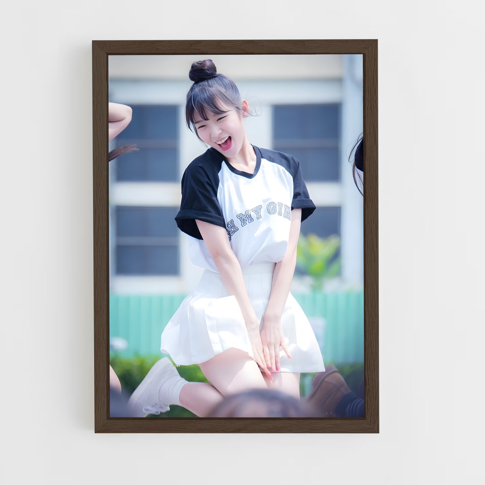 ap-oh my girl-6 cadre Bois foncé