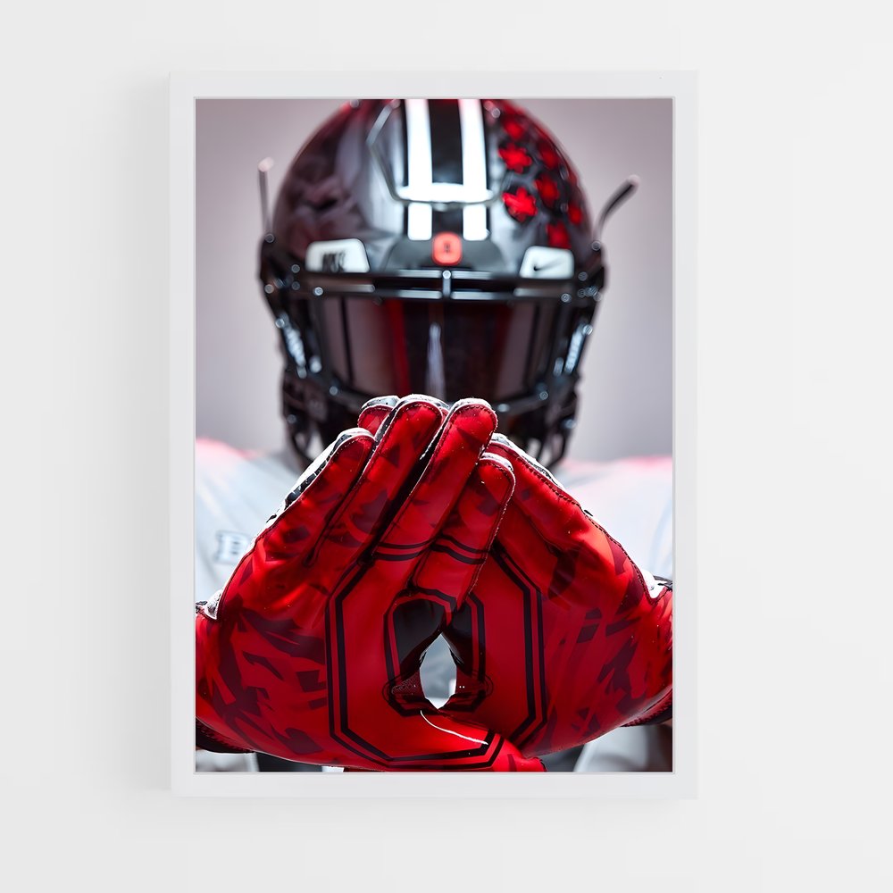 ap-ohio state buckeyes-2 cadre Blanc