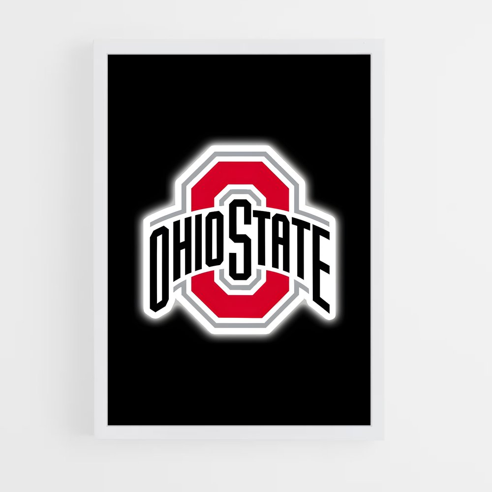 ap-ohio state buckeyes-4 cadre Blanc