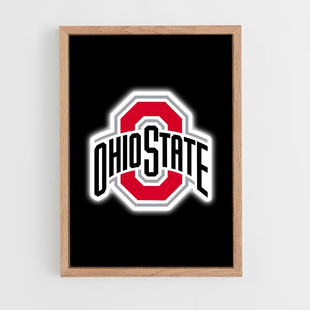 ap-ohio state buckeyes-4 cadre Bois clair
