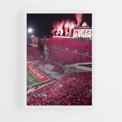 ap-ohio state buckeyes-7 cadre Blanc