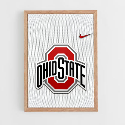 ap-ohio state buckeyes-8 cadre Bois clair