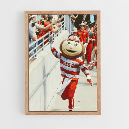 ap-ohio state buckeyes-9 cadre Bois clair
