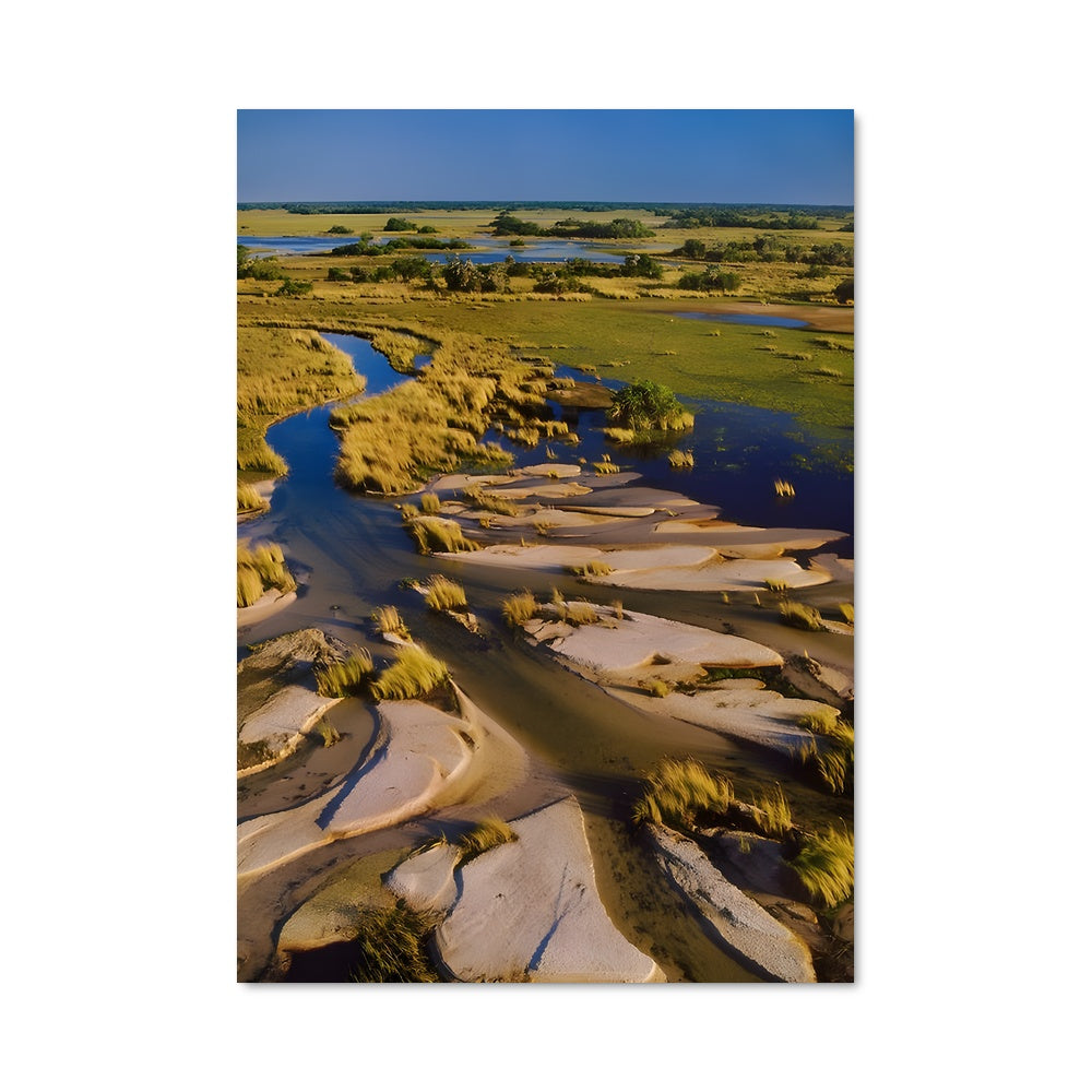 Poster Rivières de l'Okavango