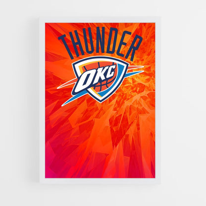 ap-oklahoma city thunder-3 cadre Blanc