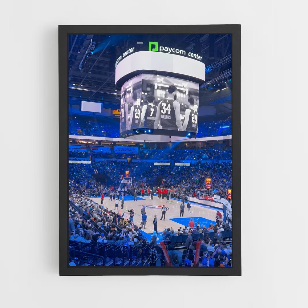 ap-oklahoma city thunder-4 cadre Noir