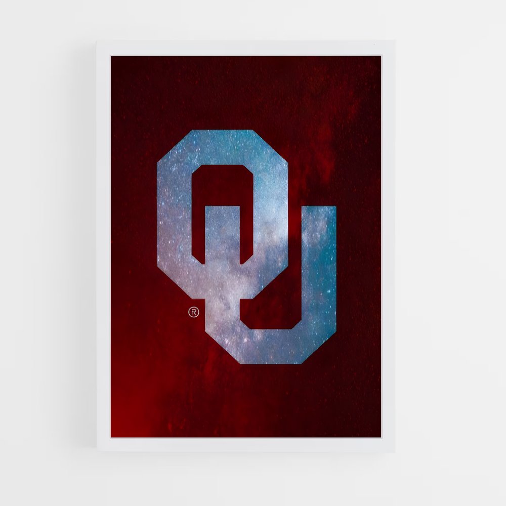ap-oklahoma sooners-5 cadre Blanc