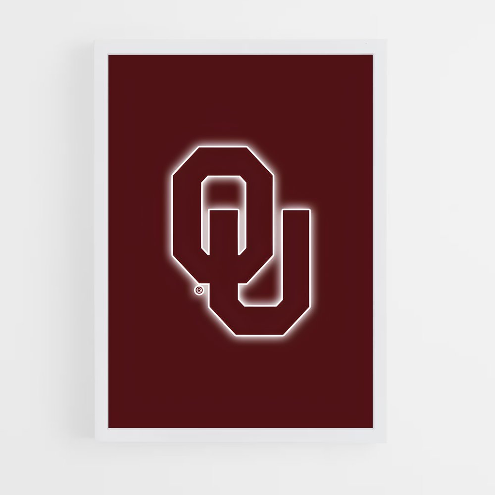 ap-oklahoma sooners-6 cadre Blanc