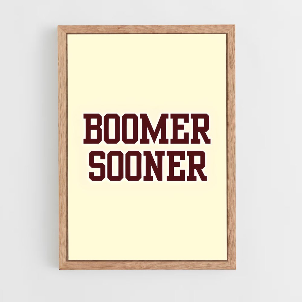 ap-oklahoma sooners-7 cadre Bois clair