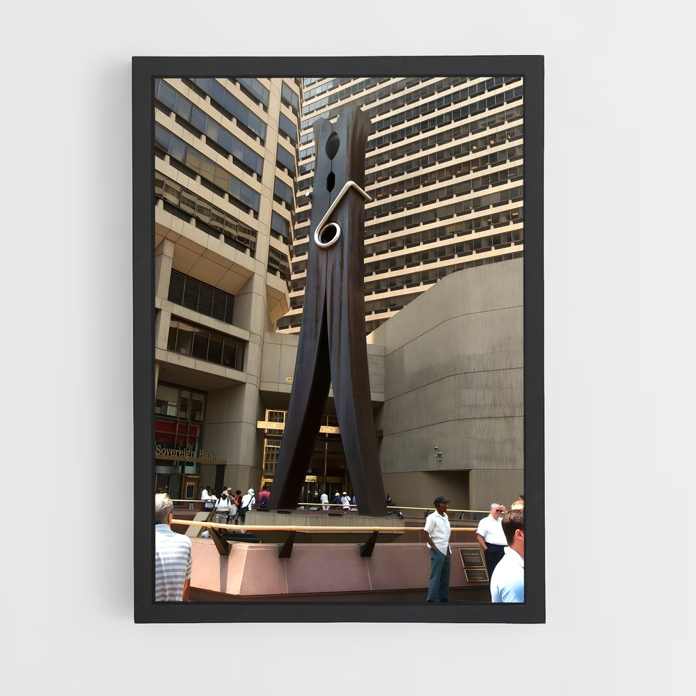 ap-oldenburg clothespin-3 cadre Noir