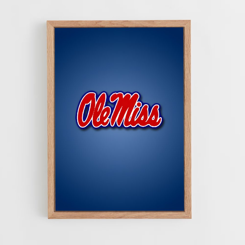 ap-ole miss rebels-1 cadre Bois clair