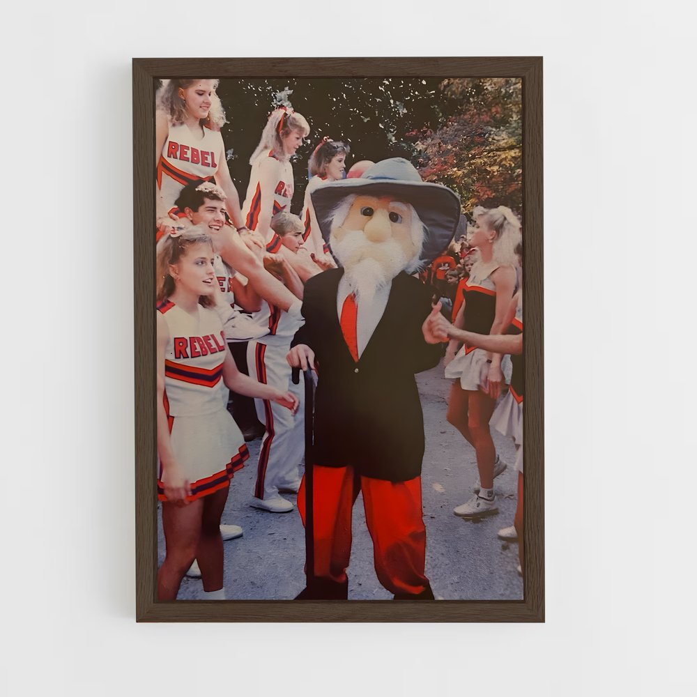 ap-ole miss rebels-2 cadre Bois foncé