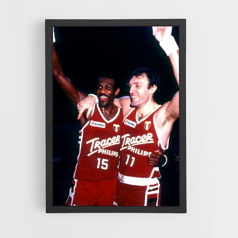 ap-olimpia milano basketball-1 cadre Noir