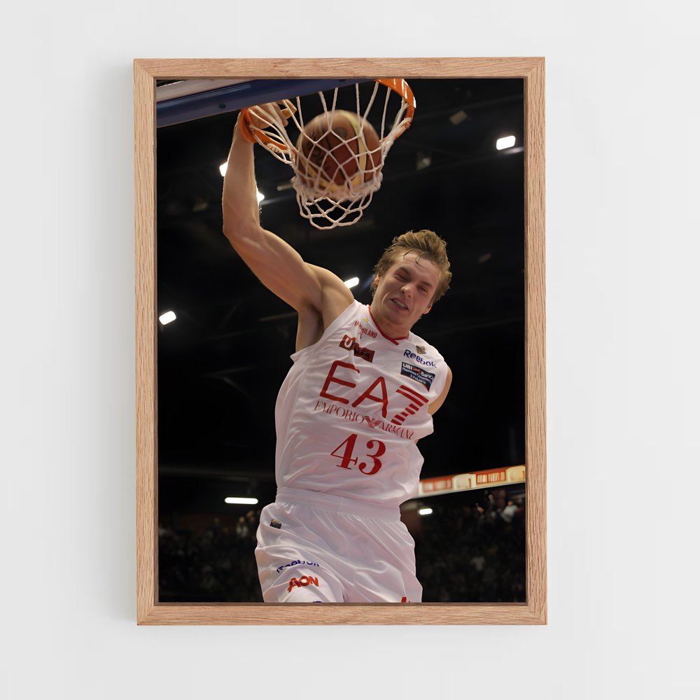 ap-olimpia milano basketball-3 cadre Bois clair