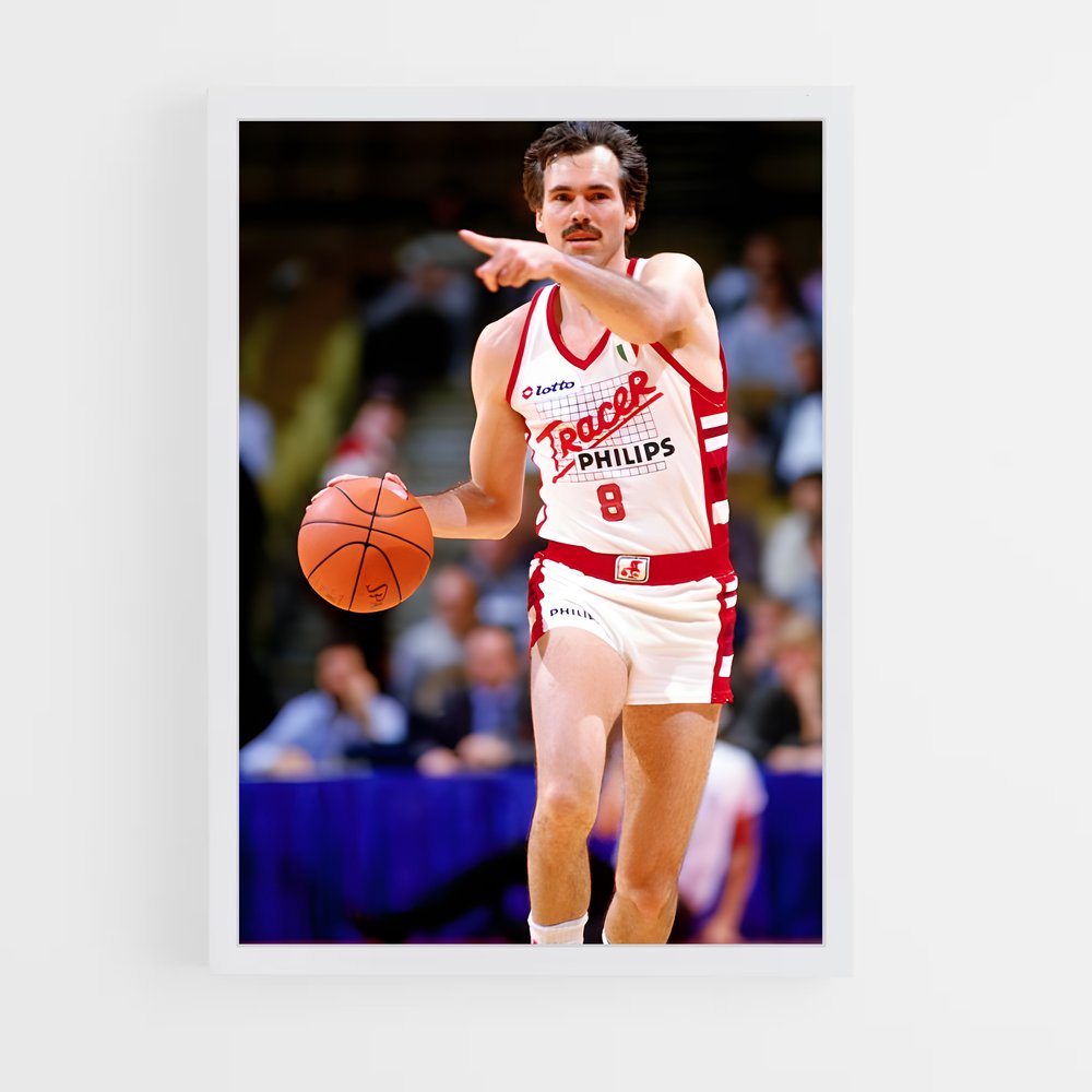 ap-olimpia milano basketball-4 cadre Blanc