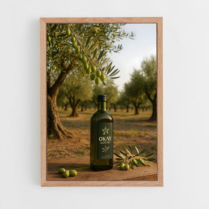 ap-olive oil-2 cadre Bois clair