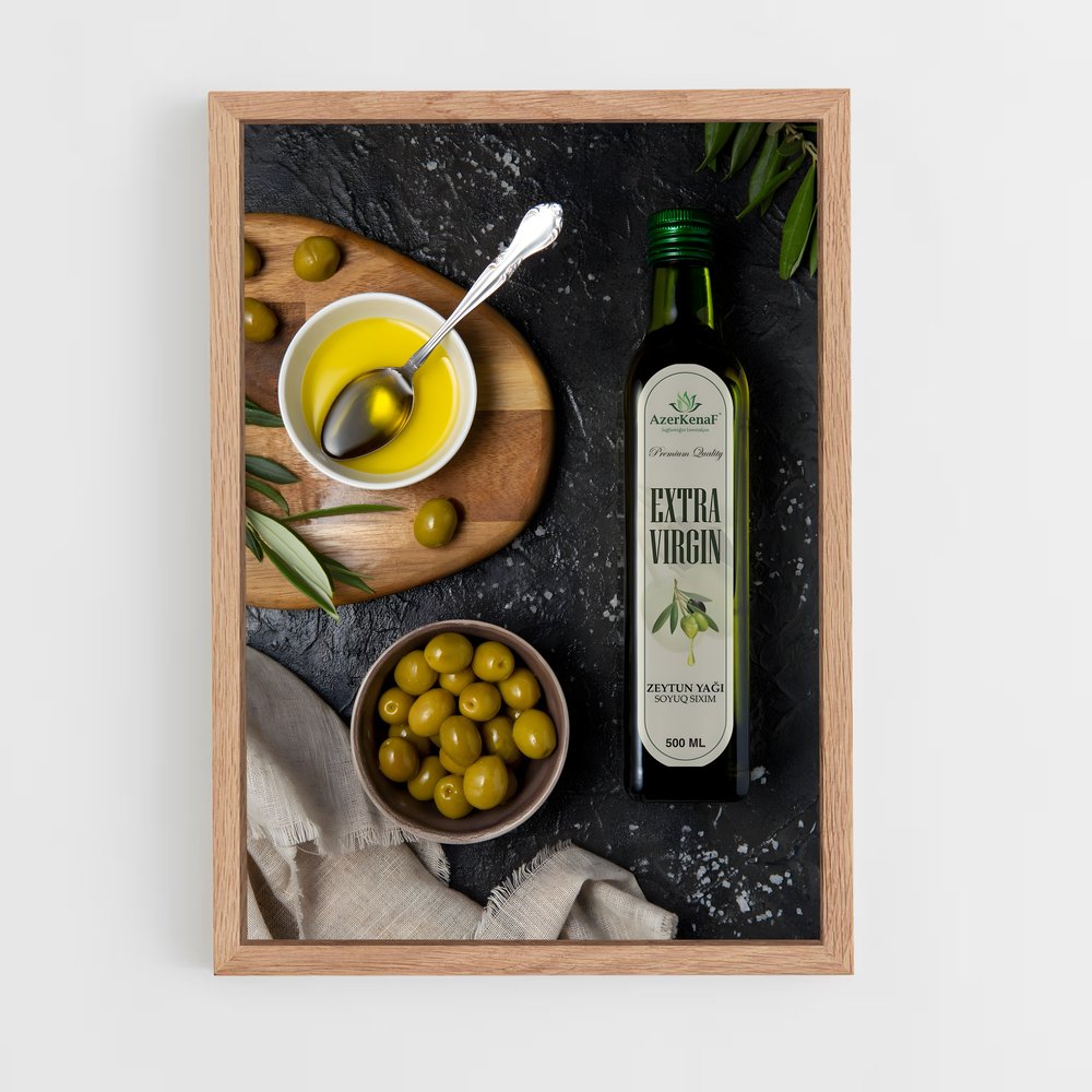 ap-olive oil-7 cadre Bois clair