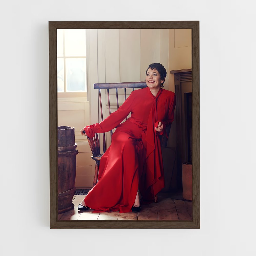 ap-olivia colman-2 cadre Bois foncé