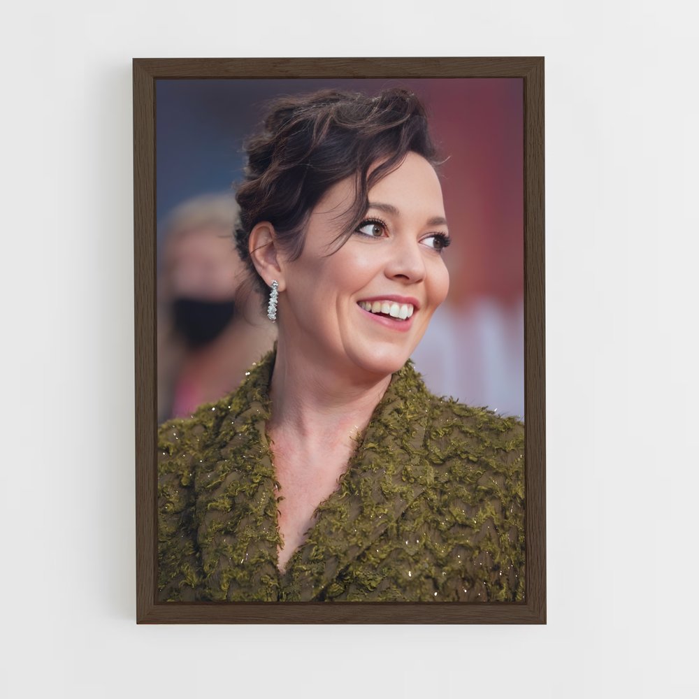 ap-olivia colman-4 cadre Bois foncé