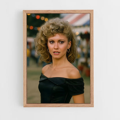 ap-olivia newton-john-1 cadre Bois clair