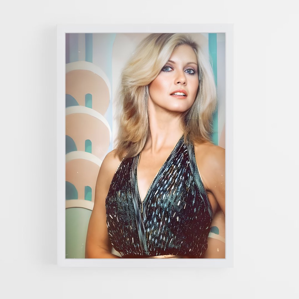 ap-olivia newton-john-6 cadre Blanc