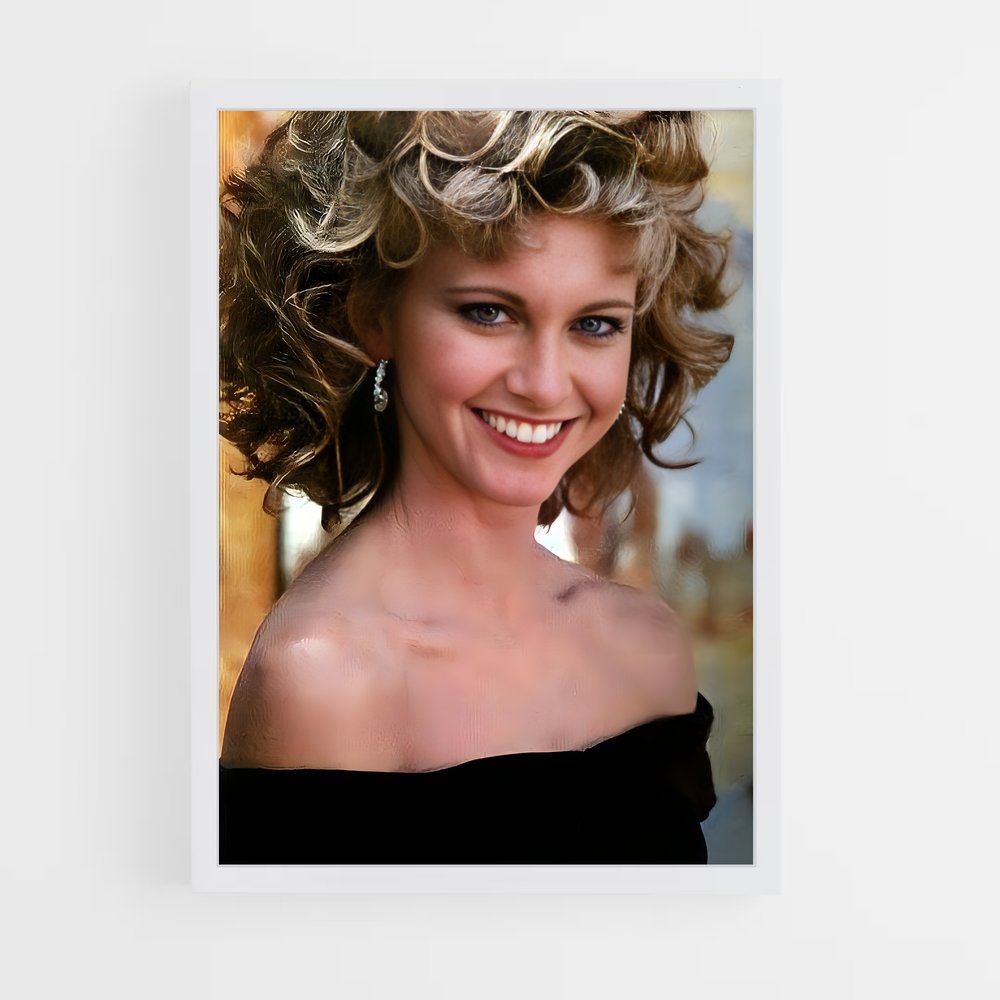 ap-olivia newton-john-7 cadre Blanc