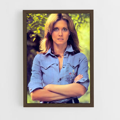 ap-olivia newton-john-9 cadre Bois foncé