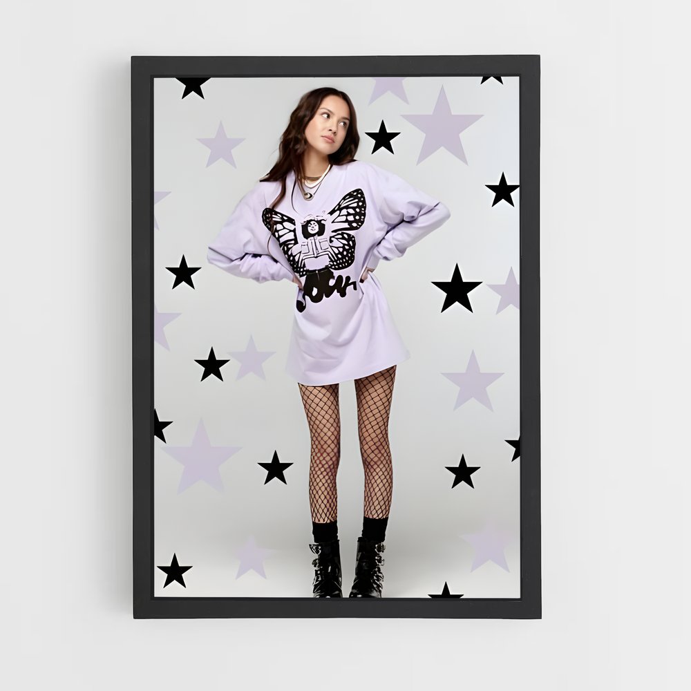 ap-olivia rodrigo-2 cadre Noir