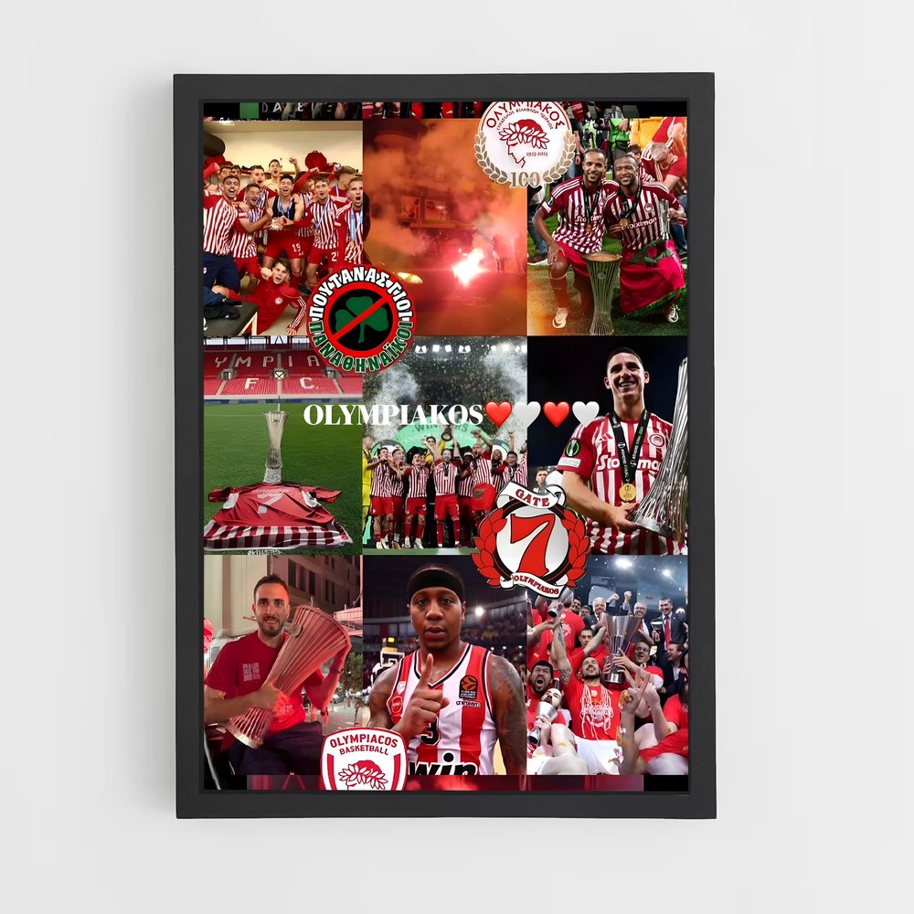 ap-olympiacos fc-5 cadre Noir