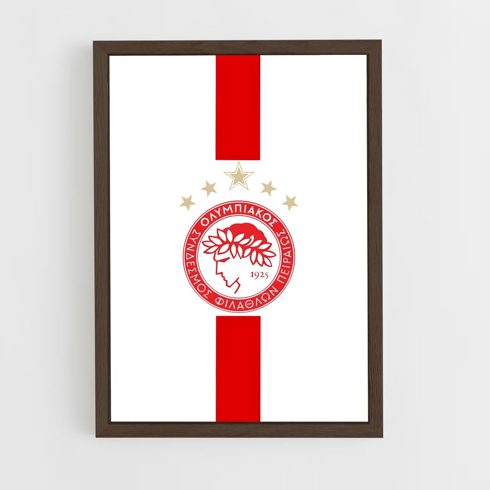 ap-olympiacos fc-6 cadre Bois foncé