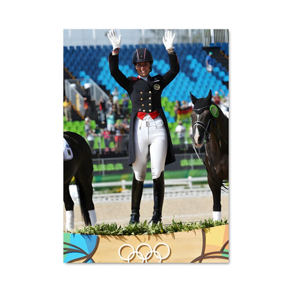 Poster Équitation Olympique